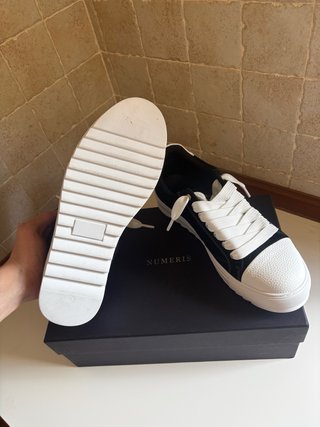 Numeris Sneakers Nere e Bianche Tg 43