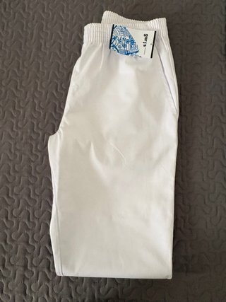 Pantalón blanco sanitario  #SIN USAR# talla S