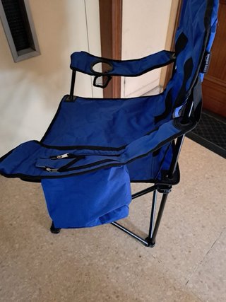 Silla plegable playa azul nueva