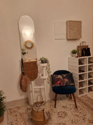 Silla Vintage Terciopelo Azul Teal