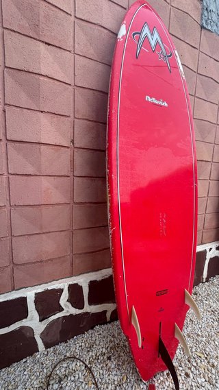 Tabla Surf McTavish Roja + Tabla Windsurf