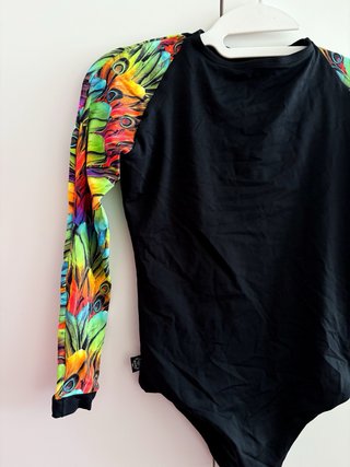 Bañador manga larga estampado tropical Agüita