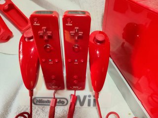 Consola Wii Rossa Completa + Accessori