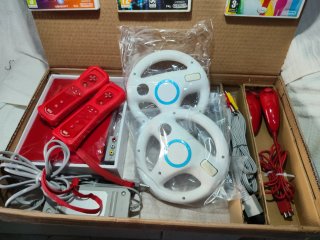 Consola Wii Rossa Completa + Accessori