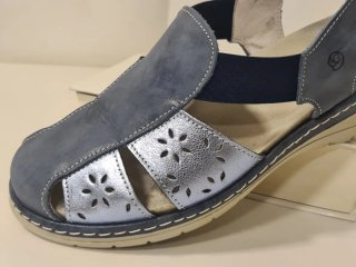 Sandalias confort de piel, SUAVE BY LEYLAND, 38