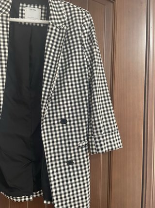 Blazer a quadri Bershka da donna