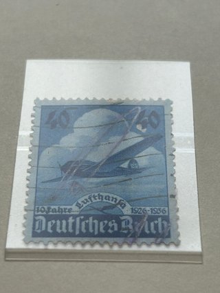 Sello Imperio Alemán 1936 Lufthansa