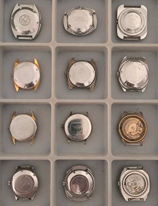 Lote de 12 Relojes Automáticos Vintage