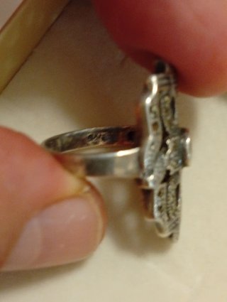 Anello VINTAGE in argento 925'