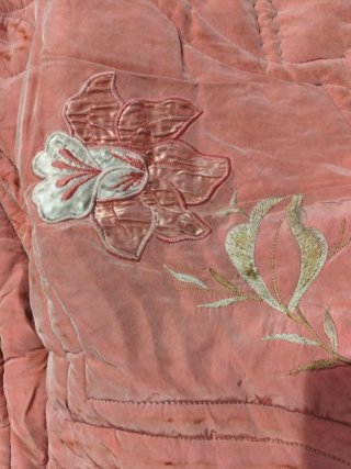 Trapunta vintage in velluto