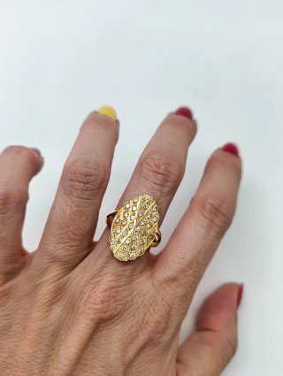 Anillo Oro 18kt con Circonitas