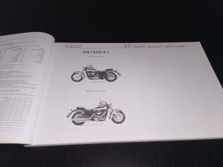 Catálogo Kawasaki VN1500 Classic E1