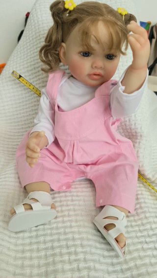Muñeca Reborn Vinilo 55cm cuerpo todo igual