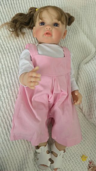 Muñeca Reborn Vinilo 55cm cuerpo todo igual