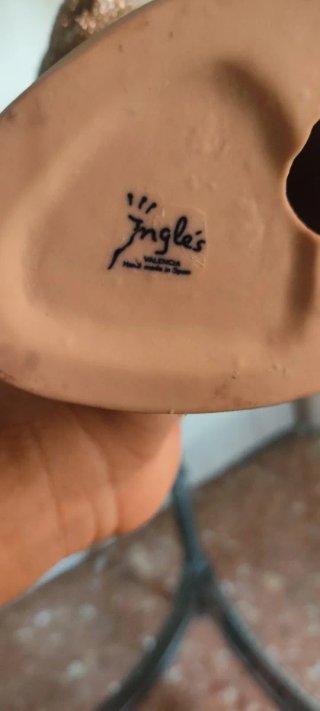 Busto Art Déco sello de marca Inglés 1960-1970