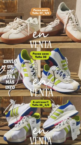 Zapatillas Adidas Mujer Varias tallas El par 50€