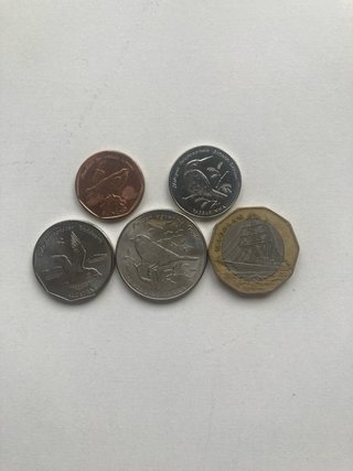 Lote 5 Monedas Cabo Verde. Escudos caboverdianos.