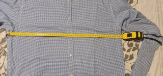 Camisa Springfield cuadros azul y blanco XL
