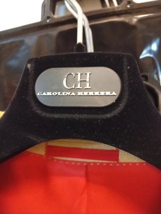Americana CH Carolina Herrera Beige Cuadros