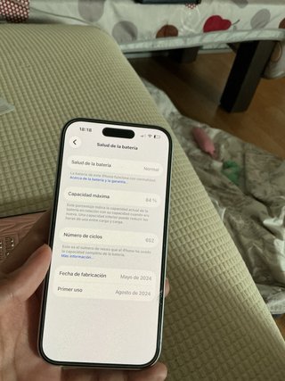 iPhone 15 Azul Impecable + caja y accesorios