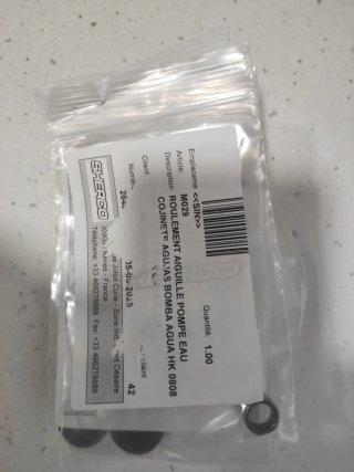 Kit reparación bomba agua Sherco STH 300