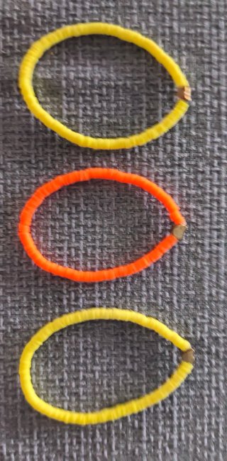 Pulseras de colores