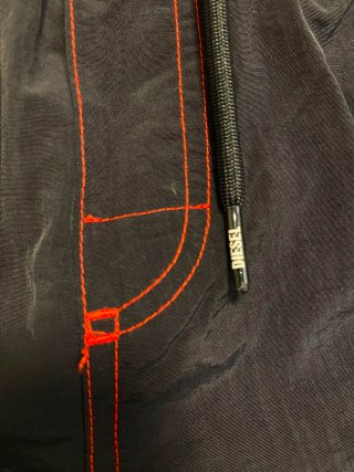 Bañador Diesel Negro y Rojo talla M