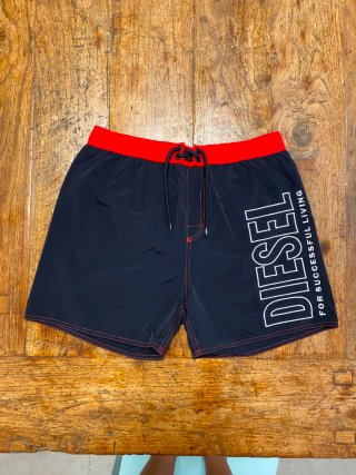 Bañador Diesel Negro y Rojo talla M
