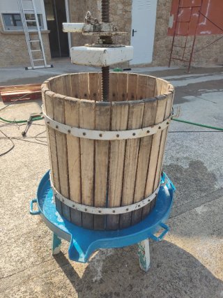 Prensadora de vino