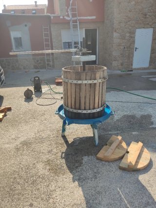 Prensadora de vino