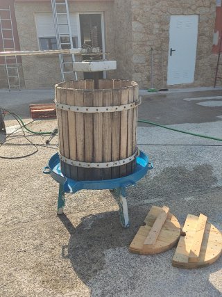 Prensadora de vino