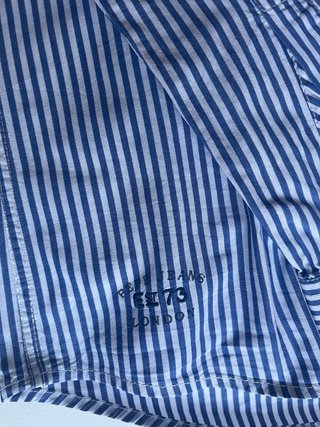 Camisa Rayas Azul/Blanco Talla M Pepe Jeans