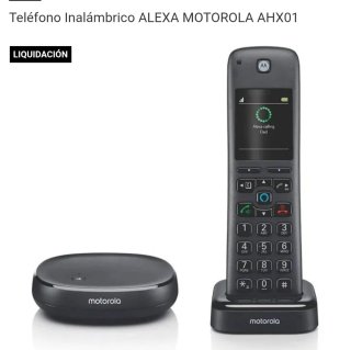 Teléfono Inalámbrico Motorola AXH01 con Alexa