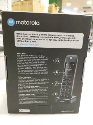 Teléfono Inalámbrico Motorola AXH01 con Alexa