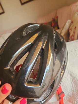 Casco de bicicleta negro