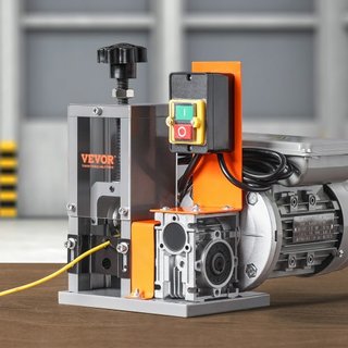 Máquina Automática de Desforre de Cables, Desforrador de Cables Eléctrico Motorizado de 1.5mm-30mm, 180W, 18.3 m/min Pelador de Cables con Referencia de Profundidad de Desforre Visible, para Recic...