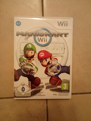Gioco Nintendo wii super Mario Kart + 2 volanti
