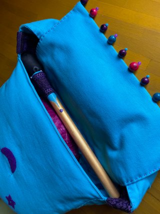 Tambor Chamánico con Baqueta Morado