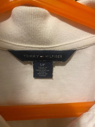 Camisa Polo Tommy Hilfiger Blanca Talla S