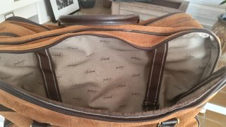 Bolsa de viaje SELEPEL ante y cuero vintage