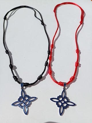 Collar 7 nudos Nudo de Bruja acero