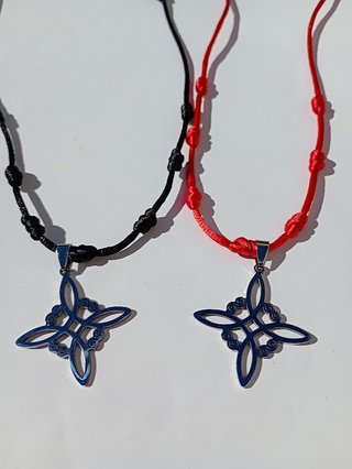 Collar 7 nudos Nudo de Bruja acero