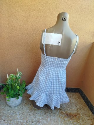 Mono falda cuadros Shein Talla XS