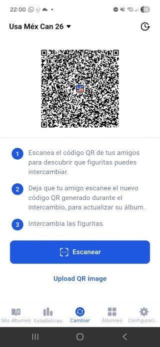 Cambio cromos Mundial 2026