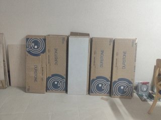 Azulejos sobrantes de obra