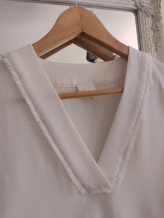 Blusa Karl Marc John Branca Boho S