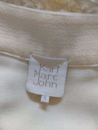 Blusa Karl Marc John Branca Boho S