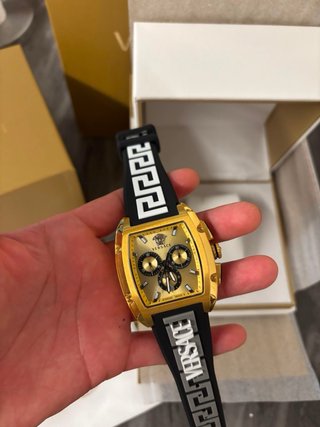 Reloj Versace Dominus Dorado Negro