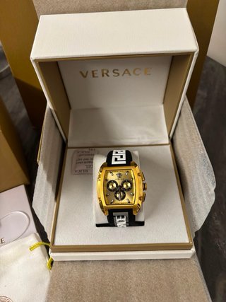 Reloj Versace Dominus Dorado Negro