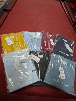 Polo Lacoste Hombre Rojo